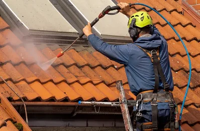 Démoussage et hydrofuge de toiture à Quibou